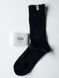 Жіночі шкарпетки UGG Rib Knit Slouchy Crew Socks Чоний One Size 1014832-BLK2 фото 2